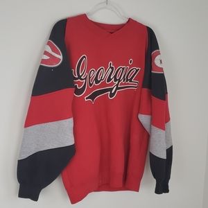 University of Georgia Crew Neck Sweater Sz L
